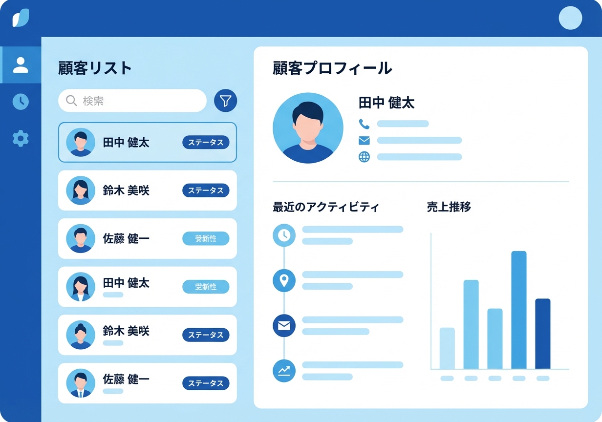 顧客情報の一元管理